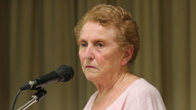 Lois Levy warning about climate change targets and need for support. Picture Glenn Hampson.