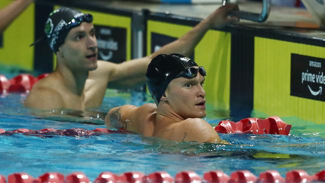 Simpson caused literal and figurative waves at the Gold Coast meet. Picture: Getty