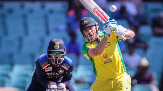 Australia captain Aaron Finch went past 50 in the opening 20 overs of the men’s international summer.