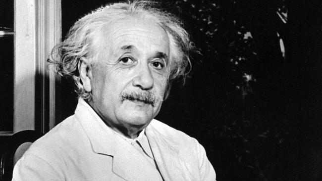 Albert Einstein renounced his German citizenship to live in the US. Picture: AFP