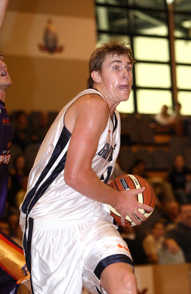 David Gurney playing for Gold Coast during his QBL career.