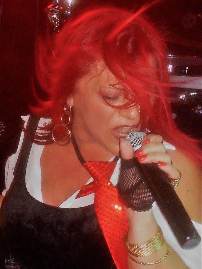 Singer Iris Montanari from Devine Alls – Adelaide band tribute to the Divinyls. Picture: Supplied