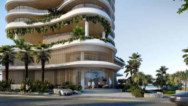 Artist impression of Sammut Group's Coast tower.