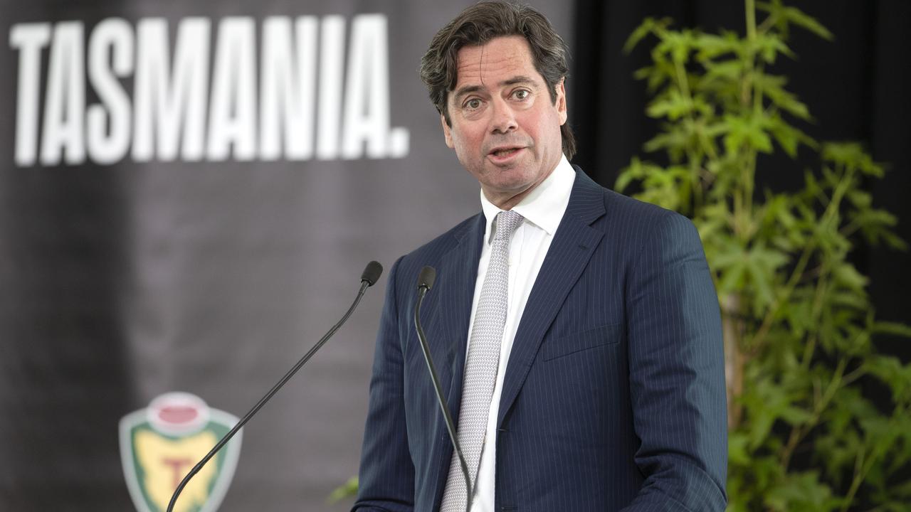 Gillon McLachlan commented on the issues facing gay AFL players. Picture: Chris Kidd