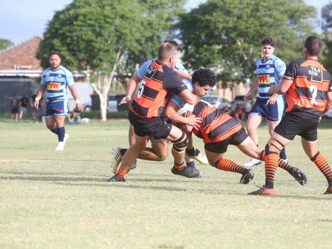 GCDRU round 2. Helensvale vs. Coomera. 1st Grade. 13 April 2024 Helensvale Picture by Richard Gosling