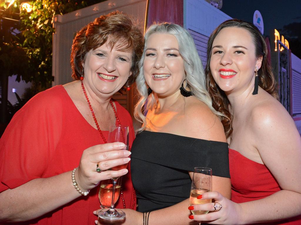 Tracey Vellacott, Steffanie Woods, Brittany Johnston at Qld Tourism Awards at The Star Gold Coast. Picture: Regina King