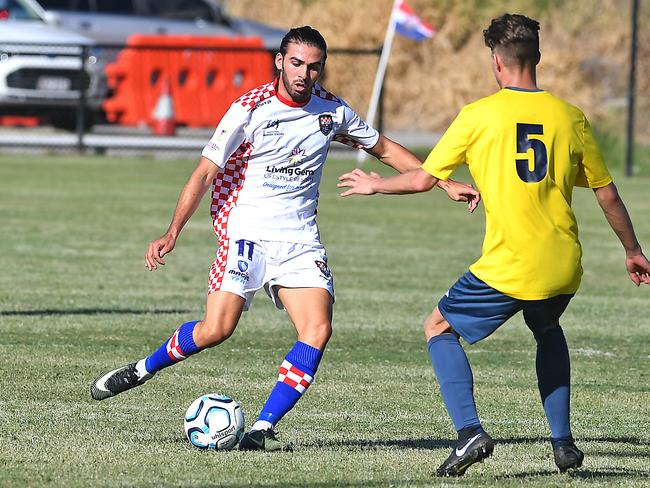 Gold Coast Knights goalscorer Jayden Prasad. Picture: John Gass