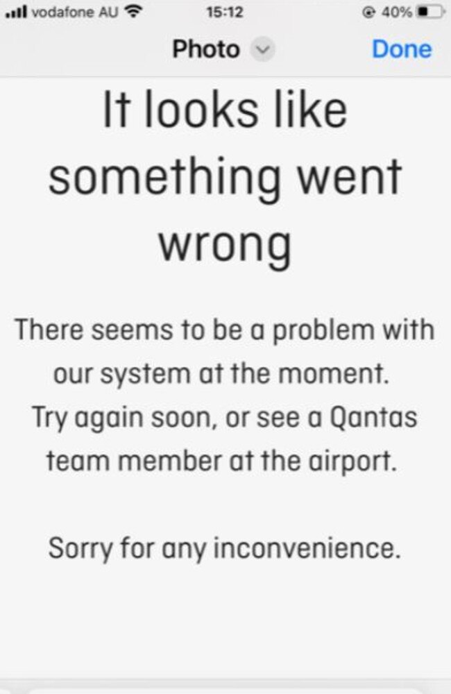 But the night before her brother, his wife and two children were meant to fly on December 19 to Sydney, they were unable to obtain the booking.