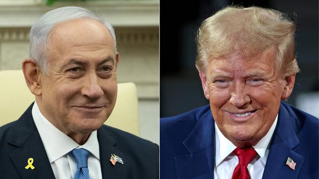 Israeli Prime Minister Benjamin Netanyahu and US President-elect Donald Trump will be keen to isolate Iran. Pictures: AFP