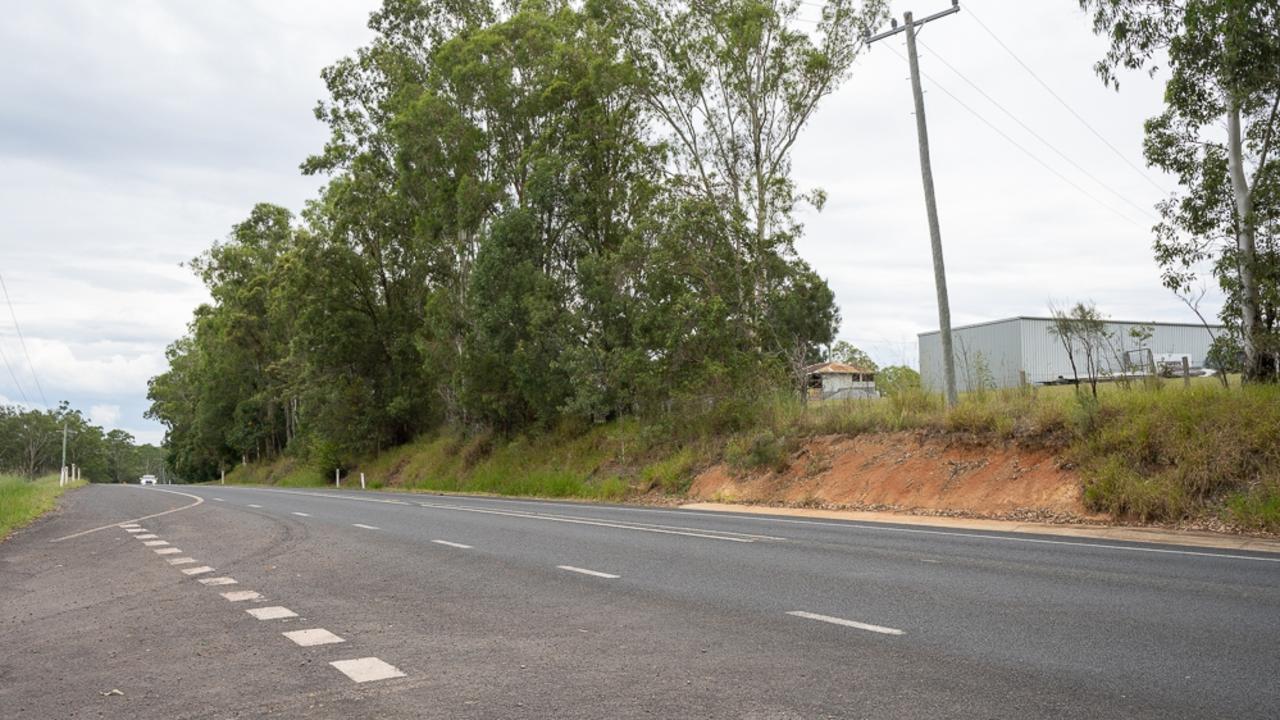 The bus stop in Gate Rd and Tin Can Bay. Residents express their ongoing concerns of the 10km stretch between Kin Kin Rd and Wilson’s Pocket Rd.