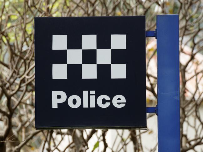 SYDNEY, AUSTRALIA - NewsWire Photos, September 7, 2024. GENERIC. Police sign outside Surry Hills Police Station. Picture: NewsWire / Max Mason-Hubers