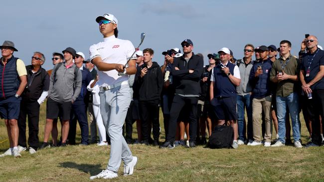 Min Woo Lee of Australia is tied for fourth. Picture: Getty Images)