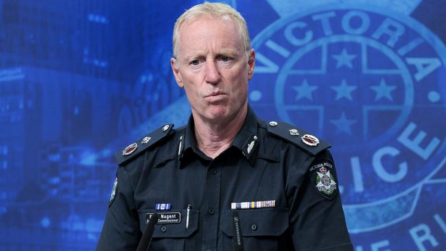 Regional Operations Deputy Commissioner Rick Nugent said officers would continue to attempt to dismantle youth gangs that ‘remain an issue’. Picture: David Geraghty