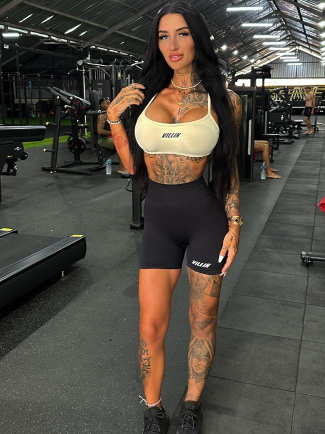 Montana Daniel is also a personal trainer. Picture: @montana_daniell