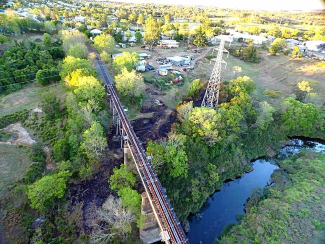 Mary Valley Rattler Deep creek bridge in Gympie.