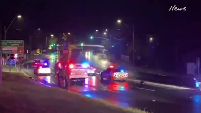 Police pursuit through Newcastle