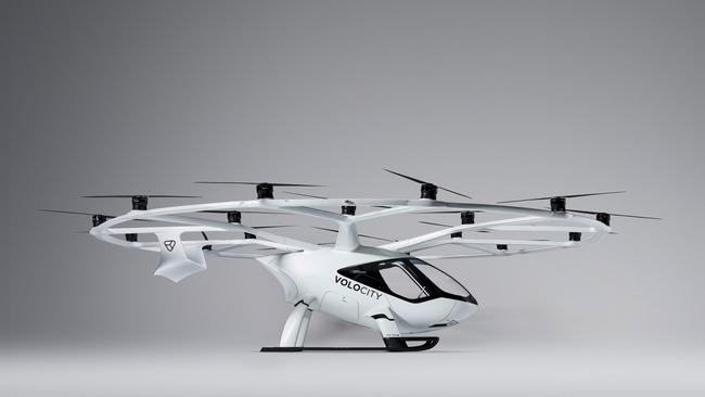 In 2023, German manufacturer Volocopter's electric-powered passenger aircraft. Picture: supplied