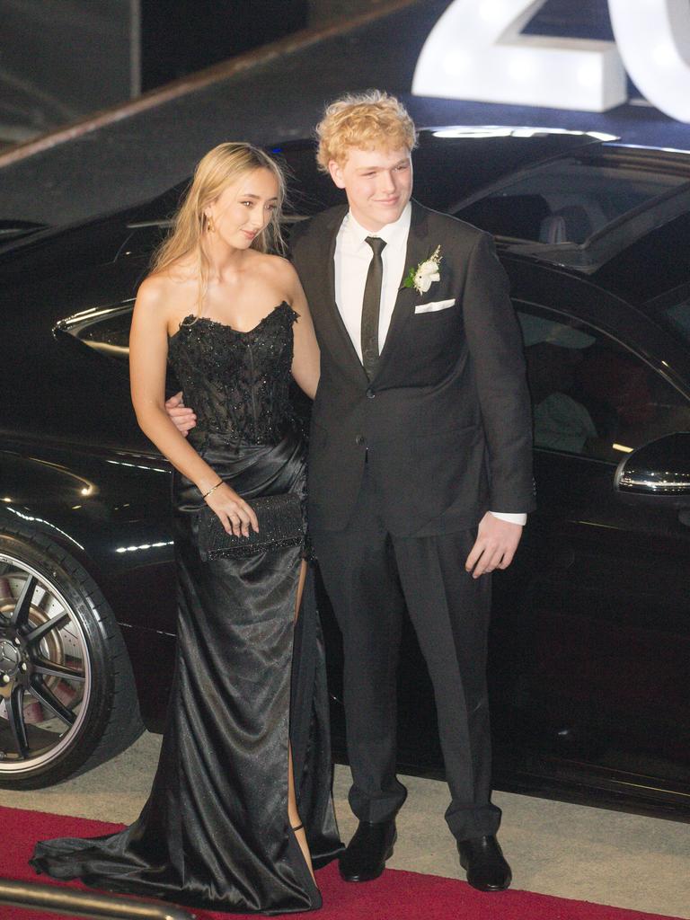 Arrivals at the Southport State High school formal held at Sea World. Picture: Glenn Campbell