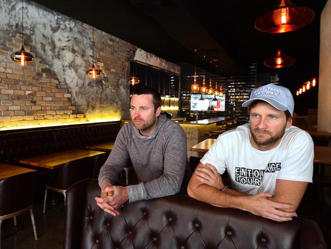 Orleans Bar and Restaurant owners Liam Brown and Brendan Bryant. Picture: File