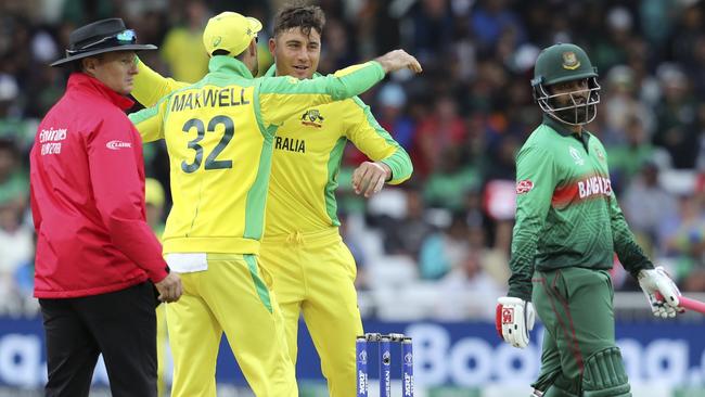 Marcus Stoinis recovered from a side strain to get among the wickets again for Australia.