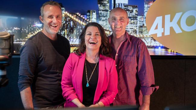 4KQ breakfast team, of Mark Hine, Laurel Edwards and Gary Clare, had the biggest growth in survey 3 of 2.7 points.