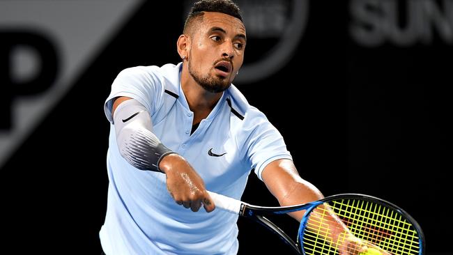 Nick Kyrgios is in prime position for a big Australian Open. Picture: Getty Images