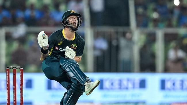 It was a painful loss for Australian captain Matthew Wade. Picture: R.Satish Babu / AFP