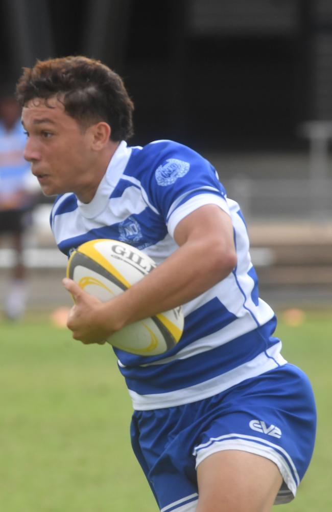 QLD Rugby Union State Championships (17-18 years boys) at the Townsville Sports Precinct. Friday May 23. Northern against Peninsular. Picture: Evan Morgan