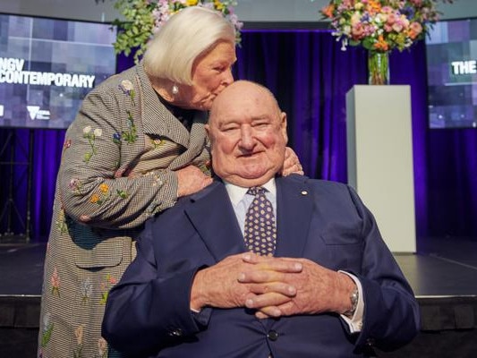 Paula Fox and Lindsay Fox. Picture: Eugene Hyland