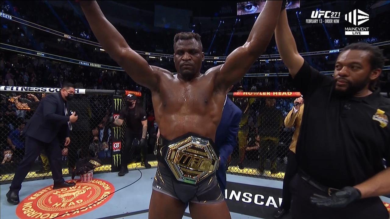 Francis Ngannou remains the undisputed heavyweight champion after defeating Cyril Gane