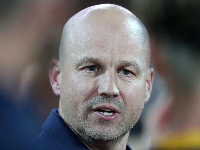 Nicks took over as Adelaide’s coach in 2020. (Photo by Sarah Reed/AFL Photos via Getty Images)