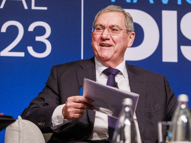 21/11/2023 ASIC chair Joe Longo during the ASIC annual forum at the Sofitel in Melbourne. Aaron Francis / The Australian