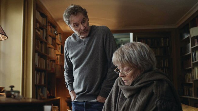 Mathias (Kevin Kline) and Mathilde (Maggie Smith) in a scene from My Old Lady. Picture: Supplied