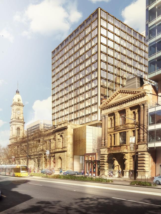 Artist’s impression of Westin hotel development at the GPO site