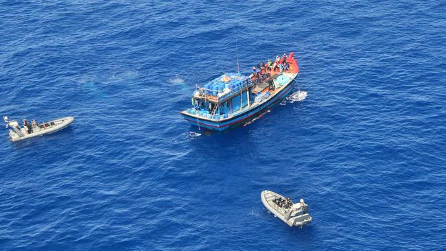 <s1>A Vietnamese fishing vessel and its crew of 15 men suspected of illegally fishing near Saumarez reef in the Coral Sea Commonwealth Marine Reserve in May. </s1>                        <source>Picture: SUPPLIED</source>                                             <source/>