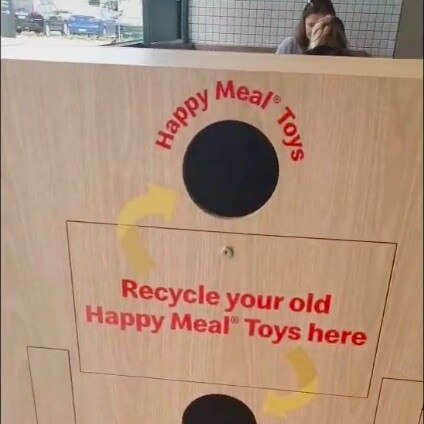 A special bin where you can recycled old toys is just one of its ‘cool’ new features.