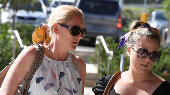 Nichole Brimble, a friend of Maria Lutz, (left). Picture: AAP