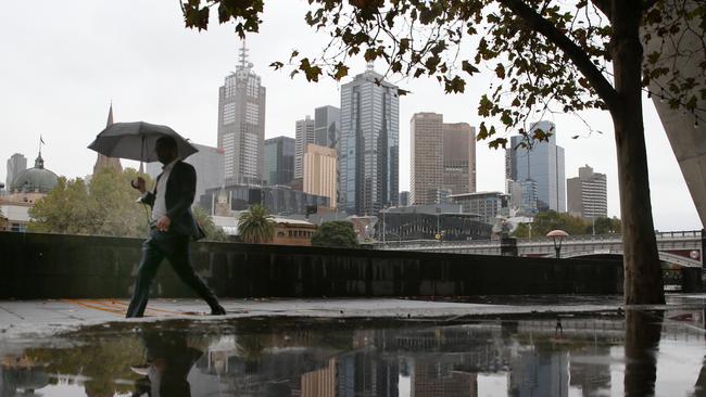 Melbourne house prices are headed for a 3 per cent fall this calendar year. Picture: David Crosling