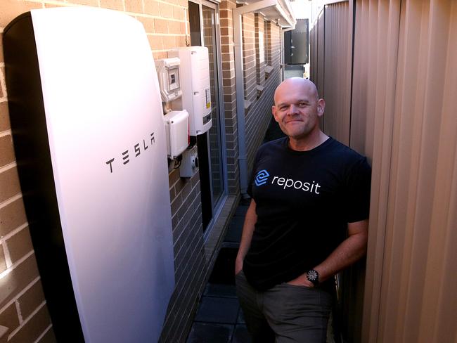 Nick Pfitzner from Kellyville Ridge and his family have slashed their power bill by an astonishing 90 per cent after installing Australia's first Tesla Powerwall in their home.