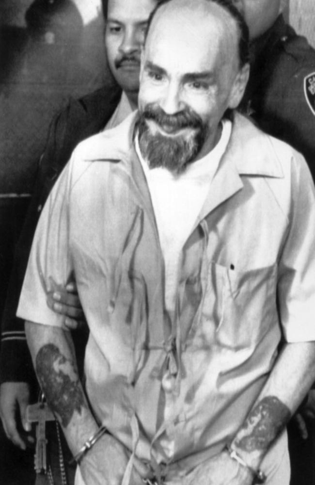 Convicted murderer and cult leader Charles Manson in 1996. 