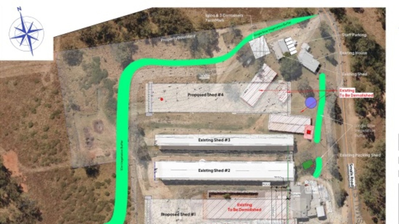 The proposed upgrade to the Smalls Road Poultry Farm will lift bird capacity to 165,000.