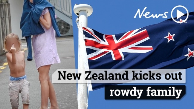 New Zealand kicks out rowdy family