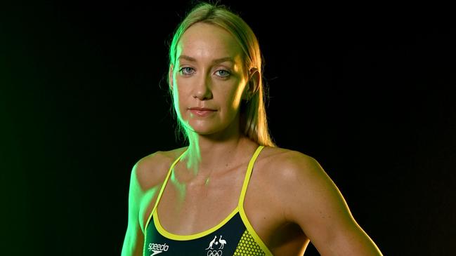 Madi Wilson before the Tokyo Olympics. Picture: Delly Carr/Swimming Australia via Getty Images