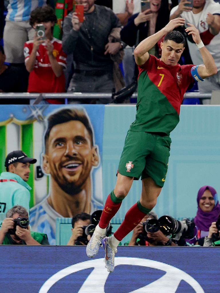 Cristiano Ronaldo Celebration vs. Ghana That Includes Messi Goes Viral