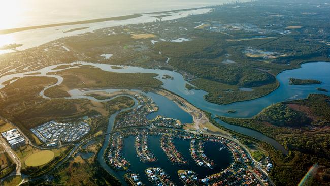 The Serenity Cove project at Hope Island on the Gold Coast.