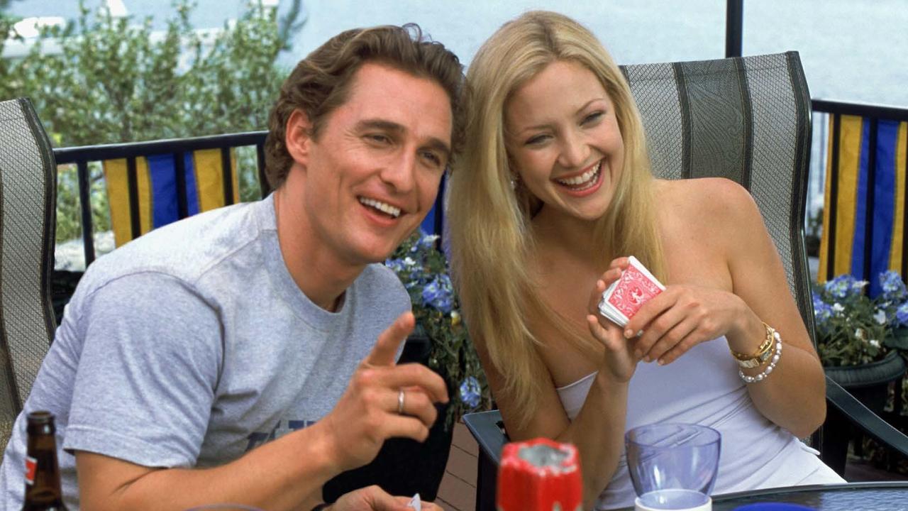 Matthew McConaughey with Kate Hudson in a scene from the 2003 film 'How to Lose a Guy in 10 Days’. Picture: AP Photo / Michael Gibson