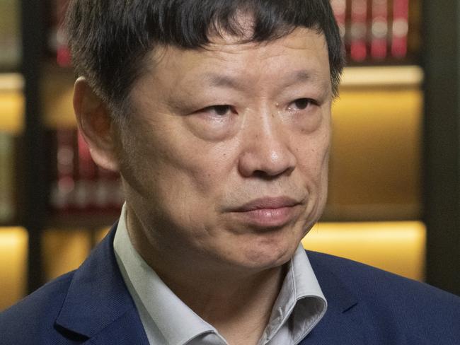 Hu Xijin, editor-in-chief of the Global Times, pauses during a Bloomberg Television interview in Beijing, China, on Wednesday, June 5, 2019. Investors anxious to know how China's opaque government is prosecuting the trade war are paying close attention to an unlikely source: the editor of one of the countrys most combative state-run newspapers. Photographer: Gilles Sabrie/Bloomberg via Getty Images