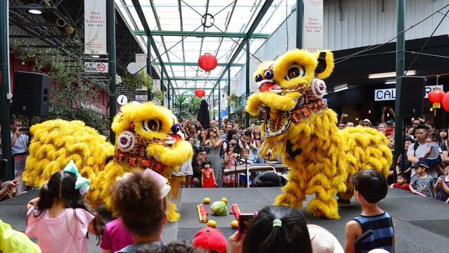 Last year’s Lunar New Year celebrations at Preston Market Picture: Nicki Connolly