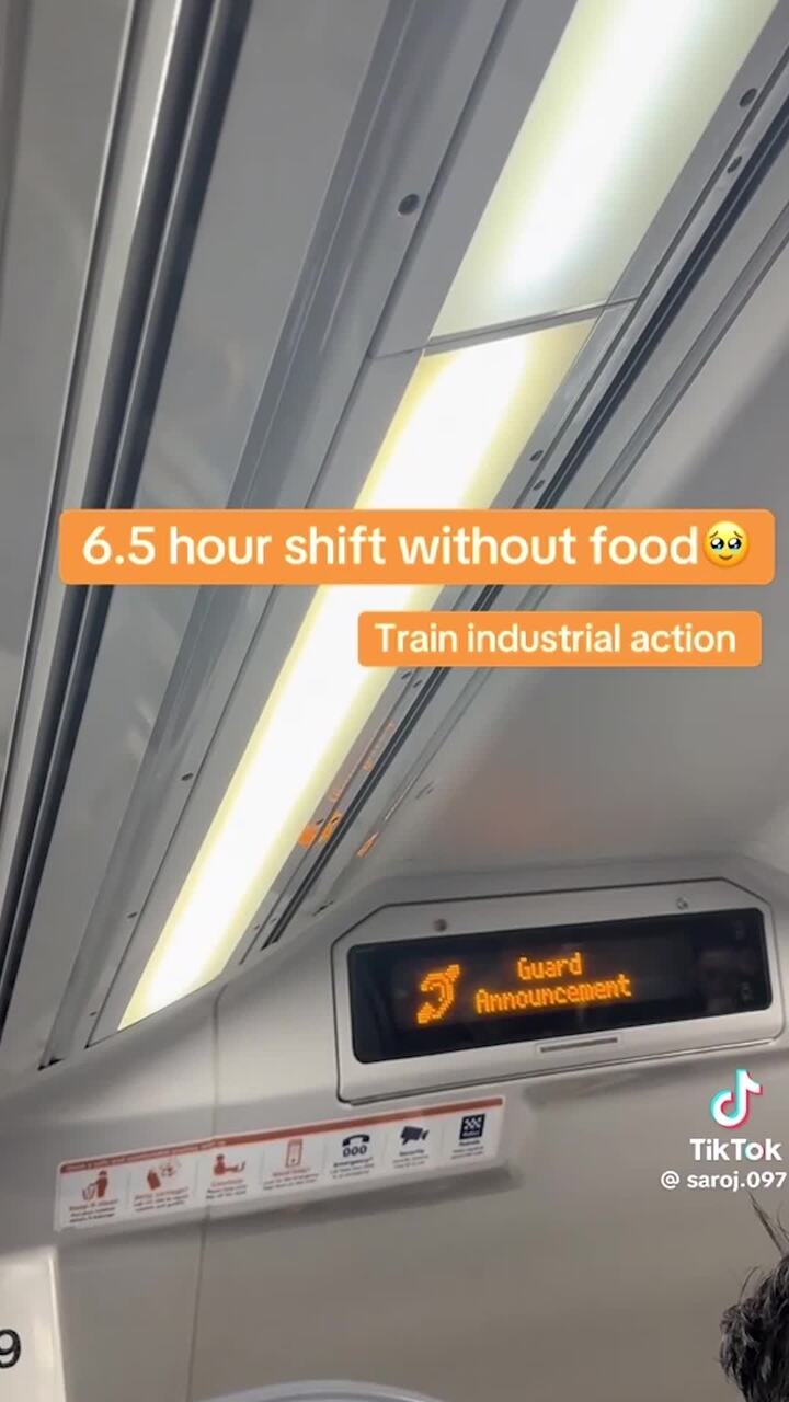 'Need some food': Train driver pleas to passengers