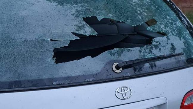 Multiple cars have had their windshields broken due to rocks being thrown at the mosque.